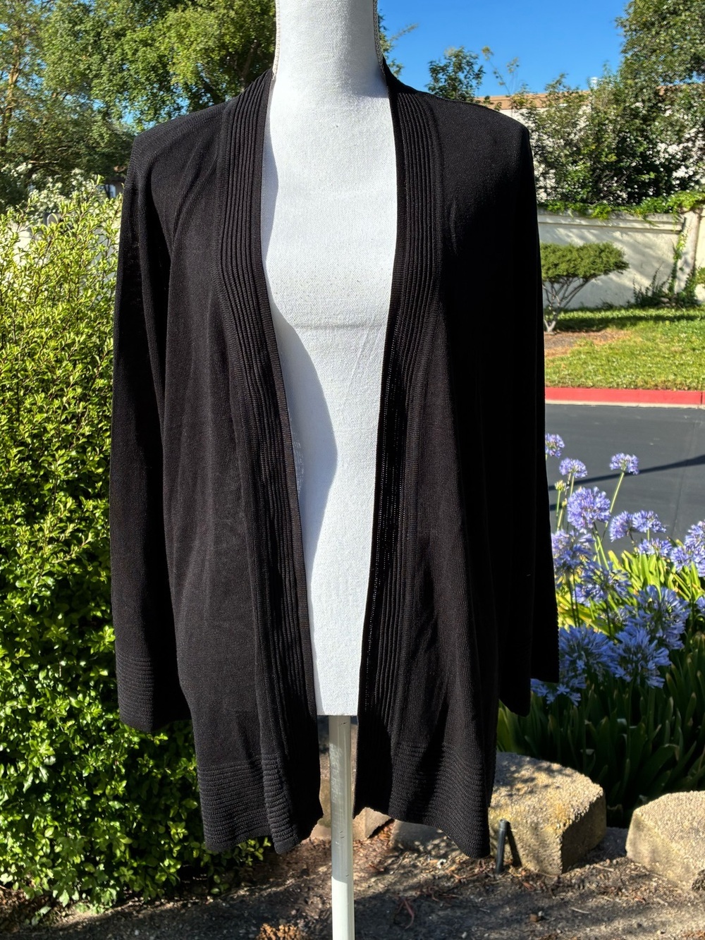 Cyrus Women’s Open-Front Black Sweater Cardigan NWT Size 3X